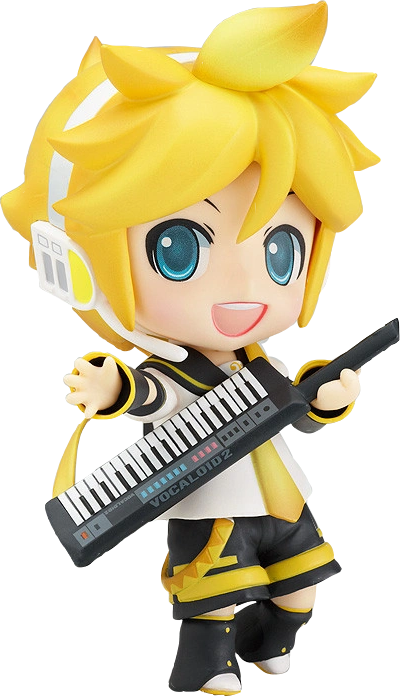 lenkagamine vocaloid len kagamine anime sticker by @pareeo