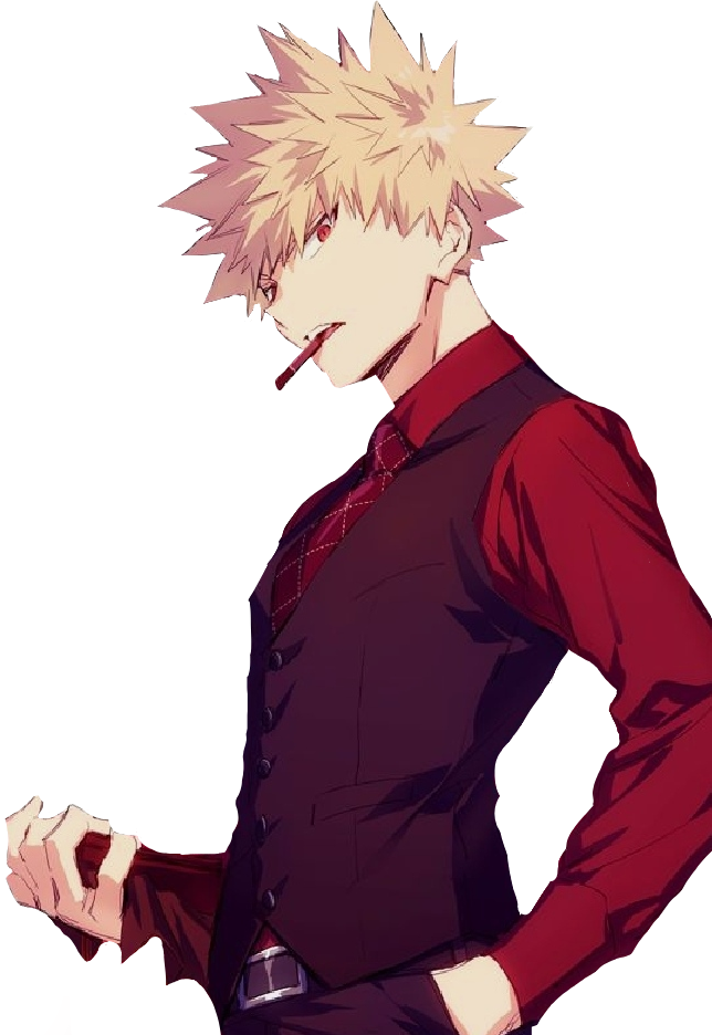 villian bakugou katsuki bnhqvilliqn sticker by @dusia.czubak