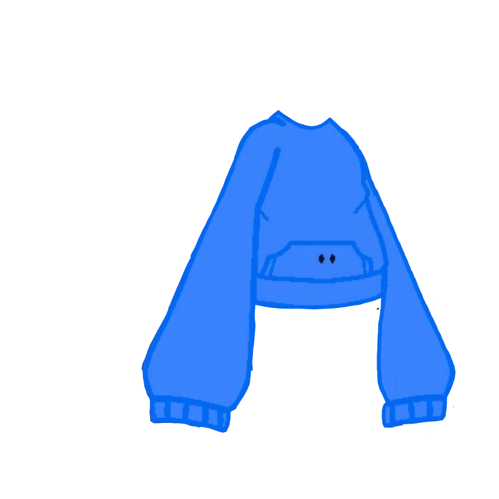 gacha blue hoodie freetoedit #gacha sticker by @thatbluecore