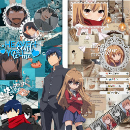 toradora anime romance blue popular stickers edit freetoedit
