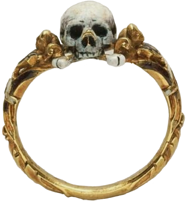 ring ringpng skull gold goldpng sticker by @brodudekyle
