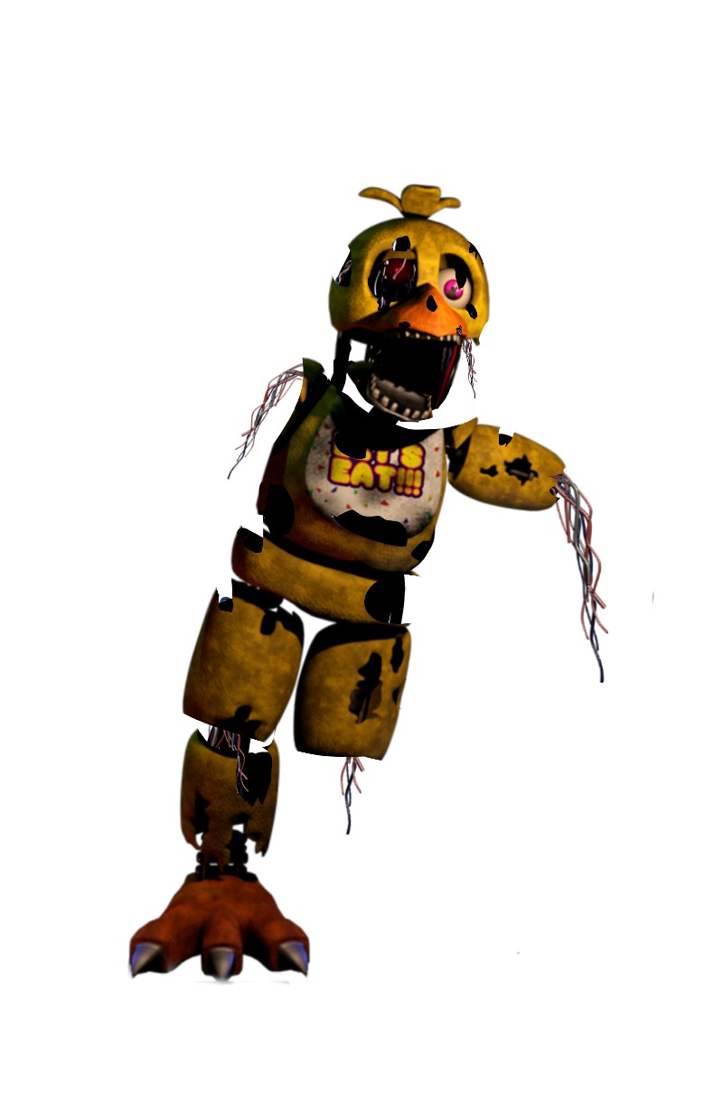 withered chica fnaf 2