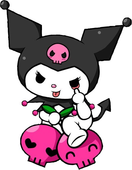 kuromi mymelody melody sticker by @childishromano