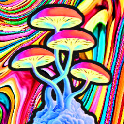 art trippy hippie hippieaesthetic rainbow boho twitterheader colorful header flowerchild 60s 70s mushrooms freetoedit