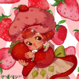 strawberryshortcake aesthetic wallpaper cartoon anime ecdeliciousbackgrounds deliciousbackgrounds freetoedit