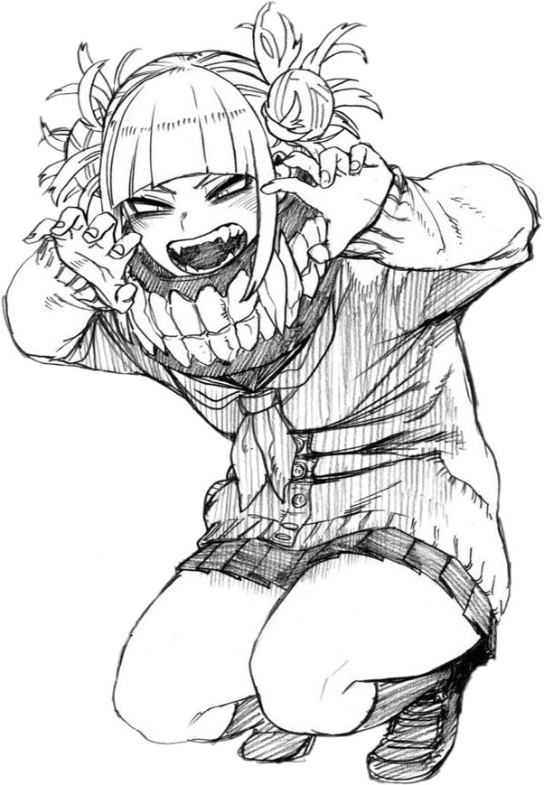 bnha toga himiko togahimiko manga sticker by @camila9361