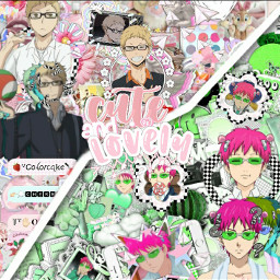 saikikusuo haikyuu tsukishima tsukishimakei anime animeedit picsart pink green saikikedit saikik popular alt animegirl poparteffect freetoedit