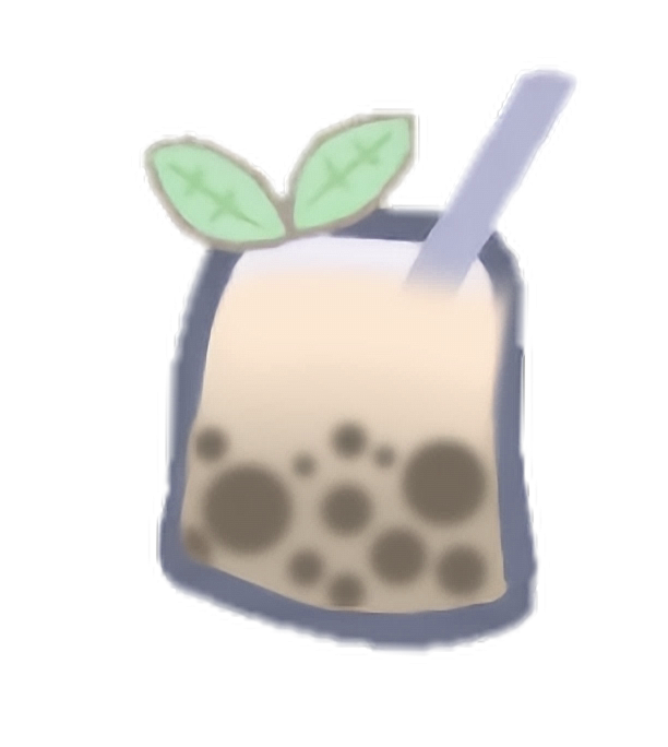 gacha boba bubbletea gachaprops sticker by @naturefox