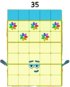 35 numberblocks freetoedit 35 #35 sticker by @reethehuman20