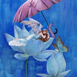 beautiful fairy butterfly lotus myedit chinablue caterpiller colorpaletteclassicblue