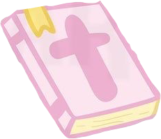 bible pink church cute gacha prop book jesus god chibi kawaii freetoedit