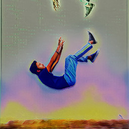 pixel colorful guy matrix falling paralelluniverse green desafiopicsart ircelevating elevating