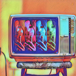 freetoedit colors tv retro