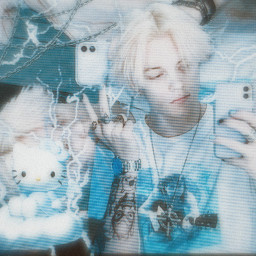 replay editedwithpicsart picsartreplay vsco color aesthetic tumblr boy freetoedit cyberpunk cybersoft collage cyberboy blue grunge hellokitty eboy chain y2k y2kstyle y2kbackground y2kcore