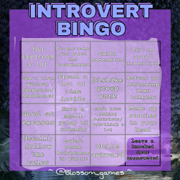 freetoedit idk remix introvert bingo
