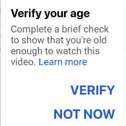youtube verification