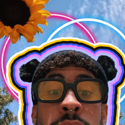 badbunny colorful colores freetoedit sunflower
