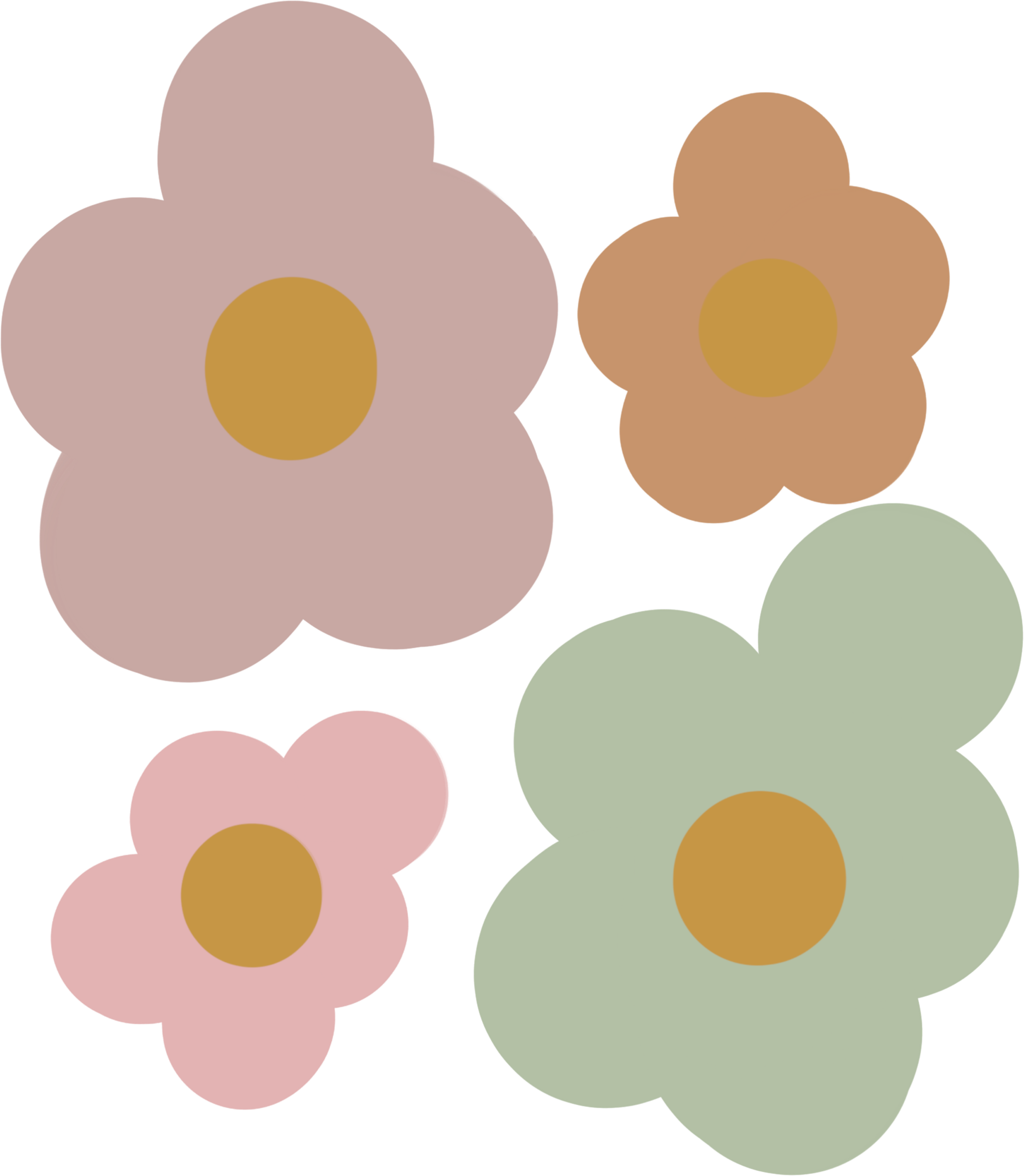 Flowers Daisy Boho Aesthetic Neutral Sticker By Milkcrates