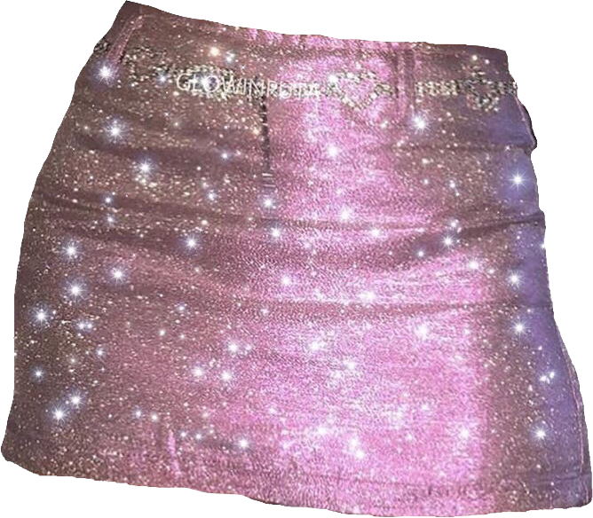 pink bling skirt y2k mcbling yuh sticker by pr1nc3ss