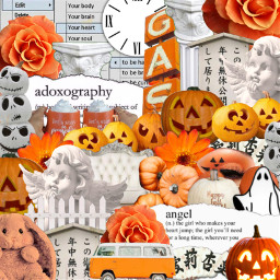 freetoedit complexeditbackground halloween orange pumpkin julihelps_