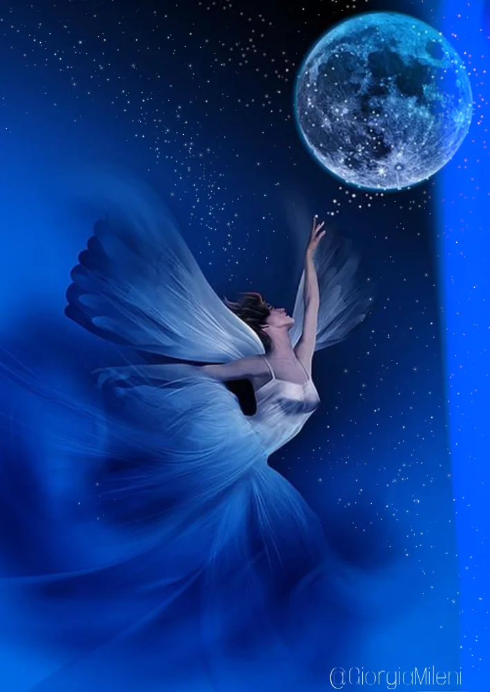 💙✨👩#girl#vestido#giorgia#azul#aesthetic #giorgiamileni #magic#blue#moon#woman#blueaesthetic #luna#night#magia#azulaesthetic#estrellas