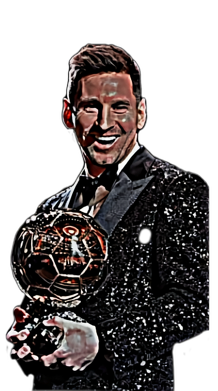 messi psg goat goldball argentina sticker by @footballar1