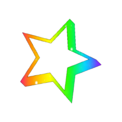rainbow star rainbowstar fruity fruitymf bandoid freetoedit