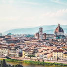 Beautiful city panorama photography