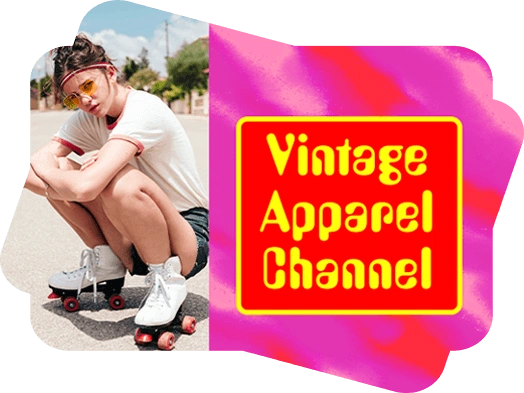 youtube banner image of a skating woman and a text 