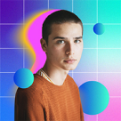 Edited portrait photo