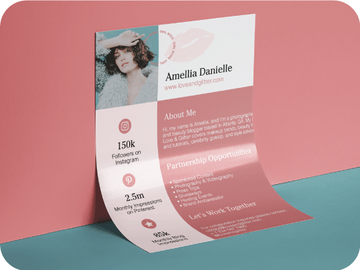 create a media kit online