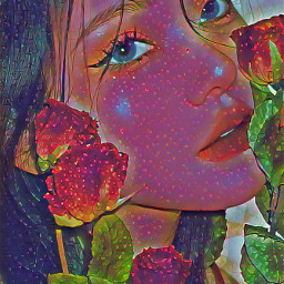 freetoedit girlwithaflower girl flowerphotography flowerpower womanportrait