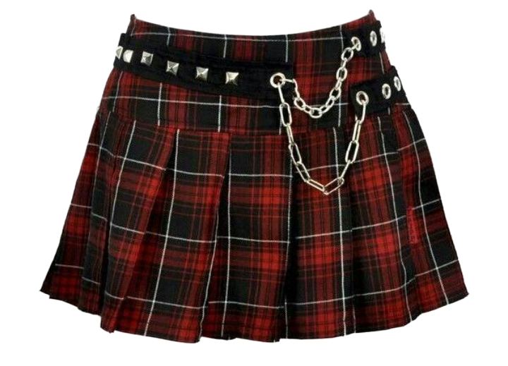 styles red skirt emo punk gothic sticker by slayallday8444