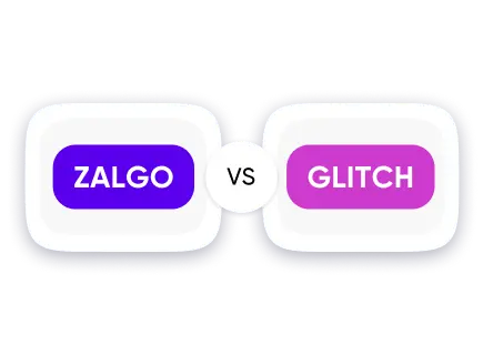Glitch Text Generator, also known as the zalgo text generator. As