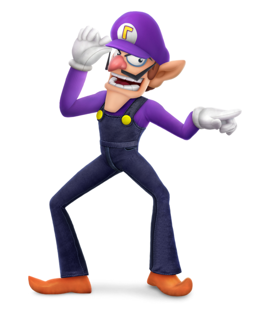 waluigi mario wah weegee sticker by @kungfuyeezy