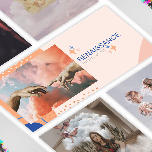 an aesthetic renaissance style picture collage