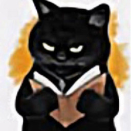 freetoedit cat blackcat petsandanimals reading mad angry book openbook