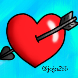 heart red redheart blue green arrow arrowheart mydrawing freetoedit