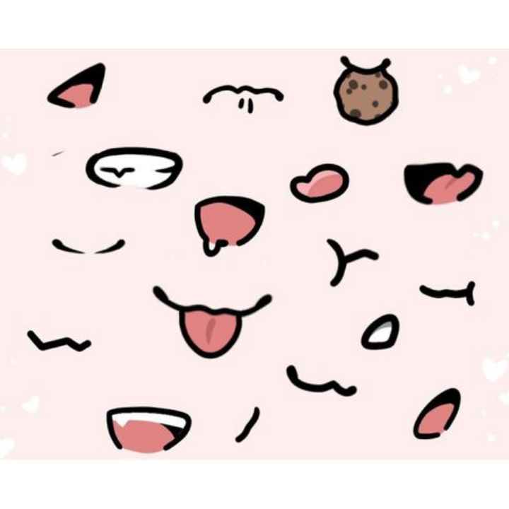 mouth gacha cute anime pink draw sticker by @gacha_fairy2327