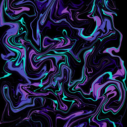 color purple cyan swirl oilspill splash black freetoedit