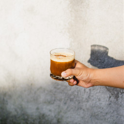 hand coffee drink shadow beverage unsplash freetoedit