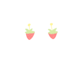 earings gacha gachalife gachaclub earrings strawberry strawberrys strawberryearrings ear freetoedit