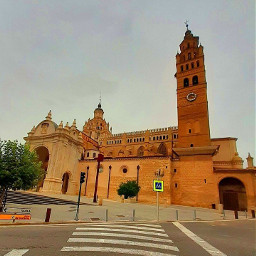 cathedral architecture aragon travel summer