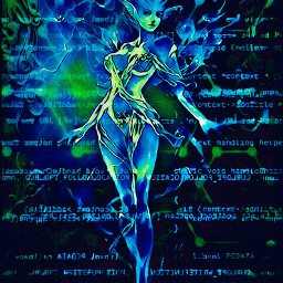 codigos digitales musa diosa mujer azul colores filtros dibujo fondo efecto verde freetoedit srcbluematrix bluematrix