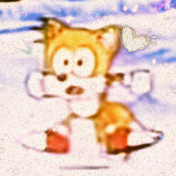 tails sonic milestailsprower milesprower fox snow cute sonicova freetoedit