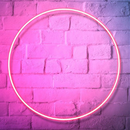 circle rosycolor pink pinkaesthetic geometric circulo parede neon rosa freetoedit