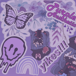 - edit gacha stickers gachaedit purple purpleaesthetic