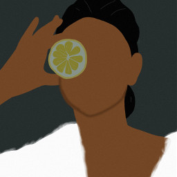 girl draw mydrawing spa lemon yellow