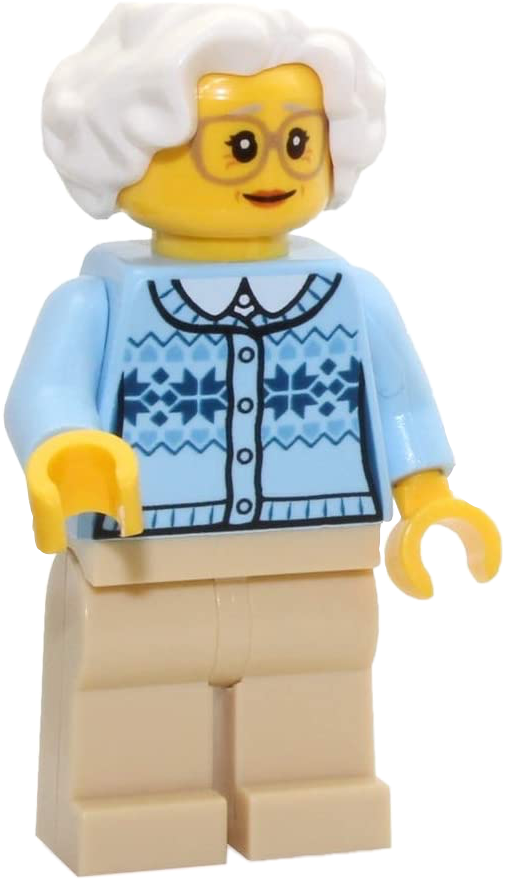 freetoedit legopeople grandmother sticker by @thundaroad