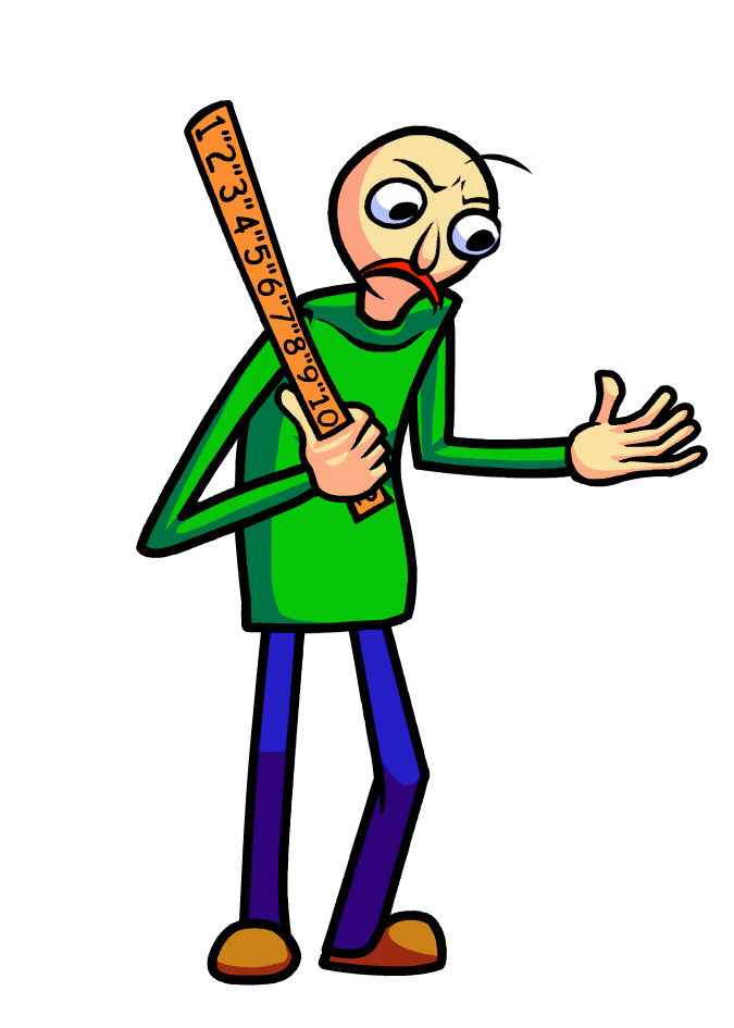 baldi baldibasics fnf sticker by @bob_recontained